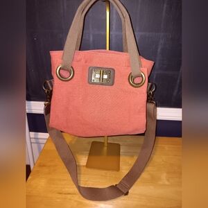 Zede Paris Canvas Shoulder Bag With Strap
